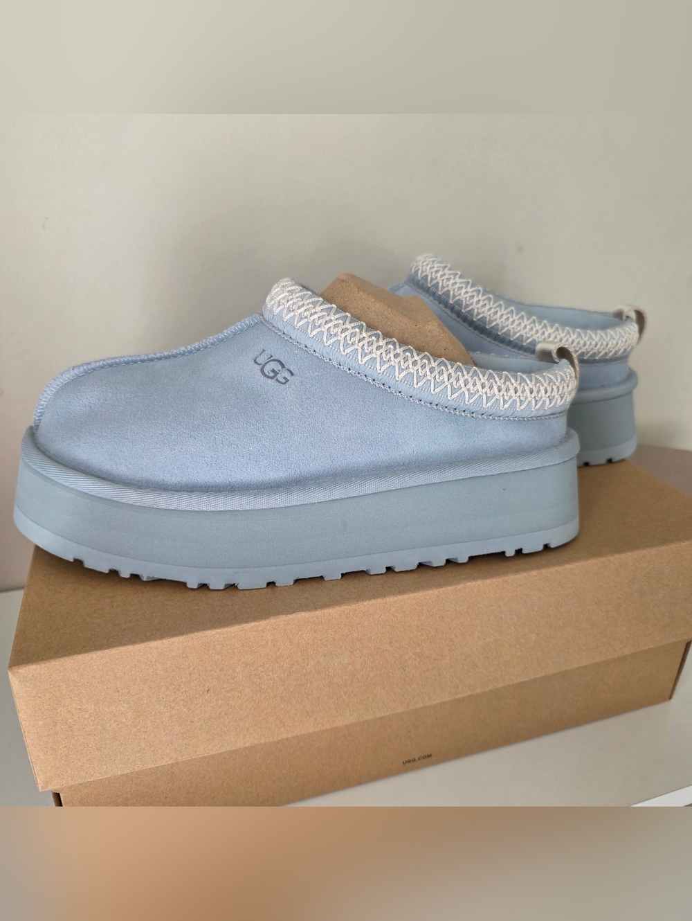 Authentic UGG Womens Tazz Slipper -Sea Foam - Picture 2 of 9